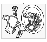 Wheel Steering Black (JL1Z-3600-HA)