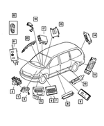 Side Air Bag Module (4686748AG)